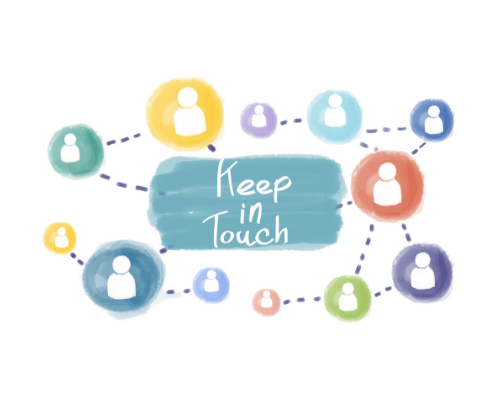 kEEP IN TOUCH
